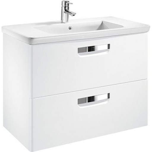 Тумба под раковину Roca The Gap 80 ZRU9302877 белый глянец